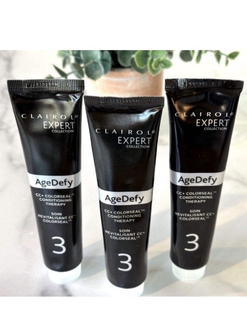 Clairol Age Defy CC+ Colorseal Conditioning Therapy Set of 3